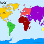 Outline Base Maps Inside 7 Continents Of The World Map Printable