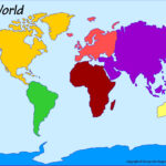 Outline Base Maps With Regard To 7 Continents And 5 Oceans Printable Map