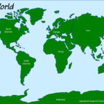 Outline Base Maps Within 7 Continents Of The World Map Printable