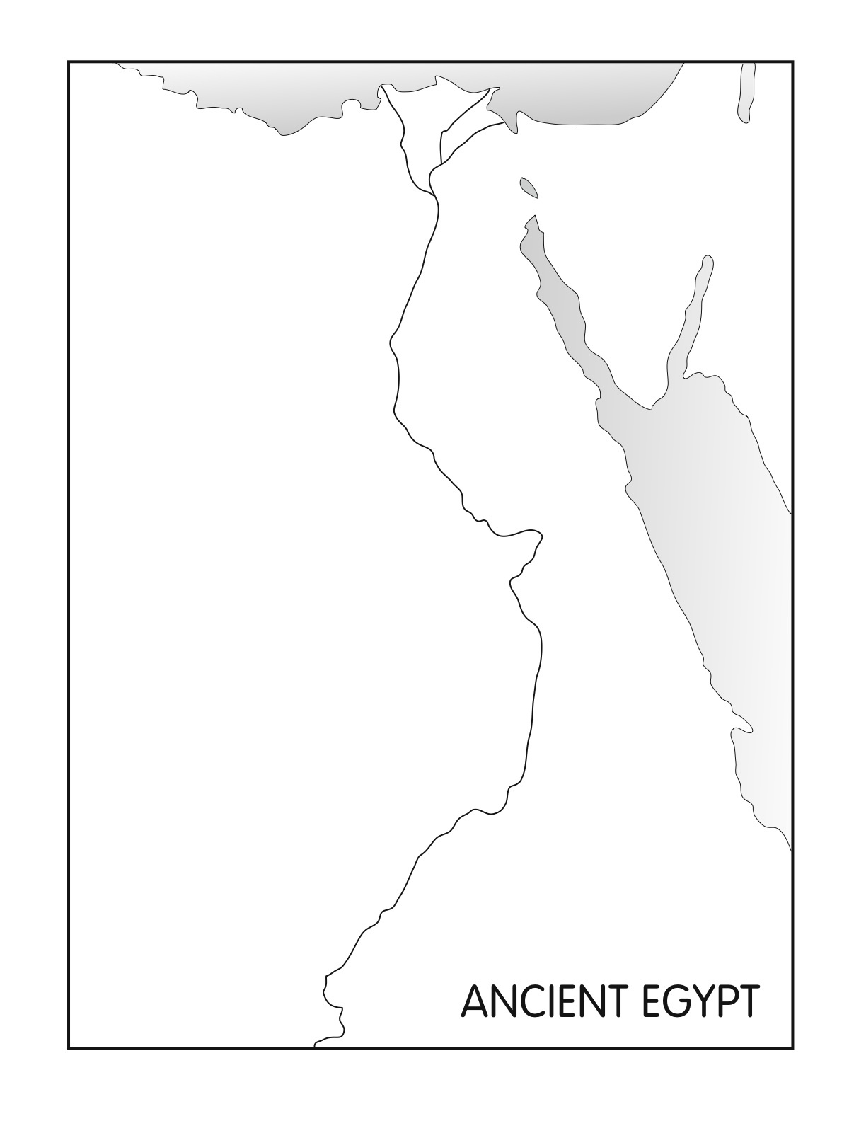 Outline Maps: Ancient Egypt And Greece - Five J&amp;#039;S Homeschool within Free Printable Map Of Ancient Egypt