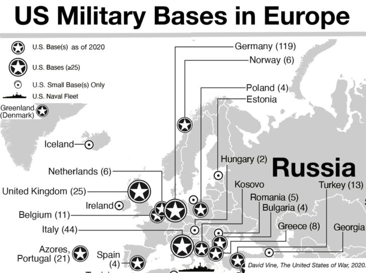 Map of US Military Bases In Italy