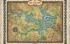 Ozark Map, Lake Of The Ozarks Map, Lake Art, Missouri Map, Lake in Lake Of The Ozarks Printable Map With Mile Markers