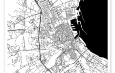 Palermo Italy Map Printmain Street Maps | Posterlounge throughout City Map of Palermo Italy