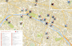 Paris Printable Tourist Map | Tripomatic with Free Printable Tourist Map of Paris