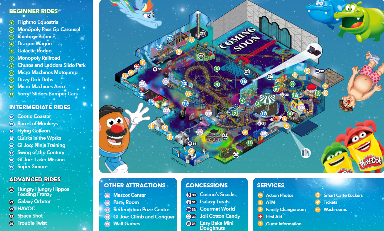 Park Map | West Edmonton Mall intended for West Edmonton Mall Map Printable