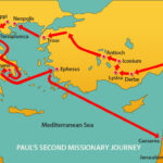 Paul In Thessalonica: A Timeline Of His Second Missionary Journey Inside Free Printable Map Of Paul&#039;s Second Missionary Journey