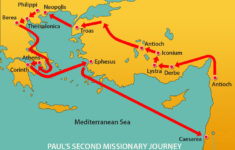 Paul In Thessalonica: A Timeline Of His Second Missionary Journey inside Free Printable Map of Paul&amp;#039;s Second Missionary Journey