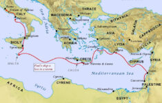 Paul'S Voyage To Rome – Bible Mapper Atlas pertaining to Printable Map Of Paul'S Journey To Rome