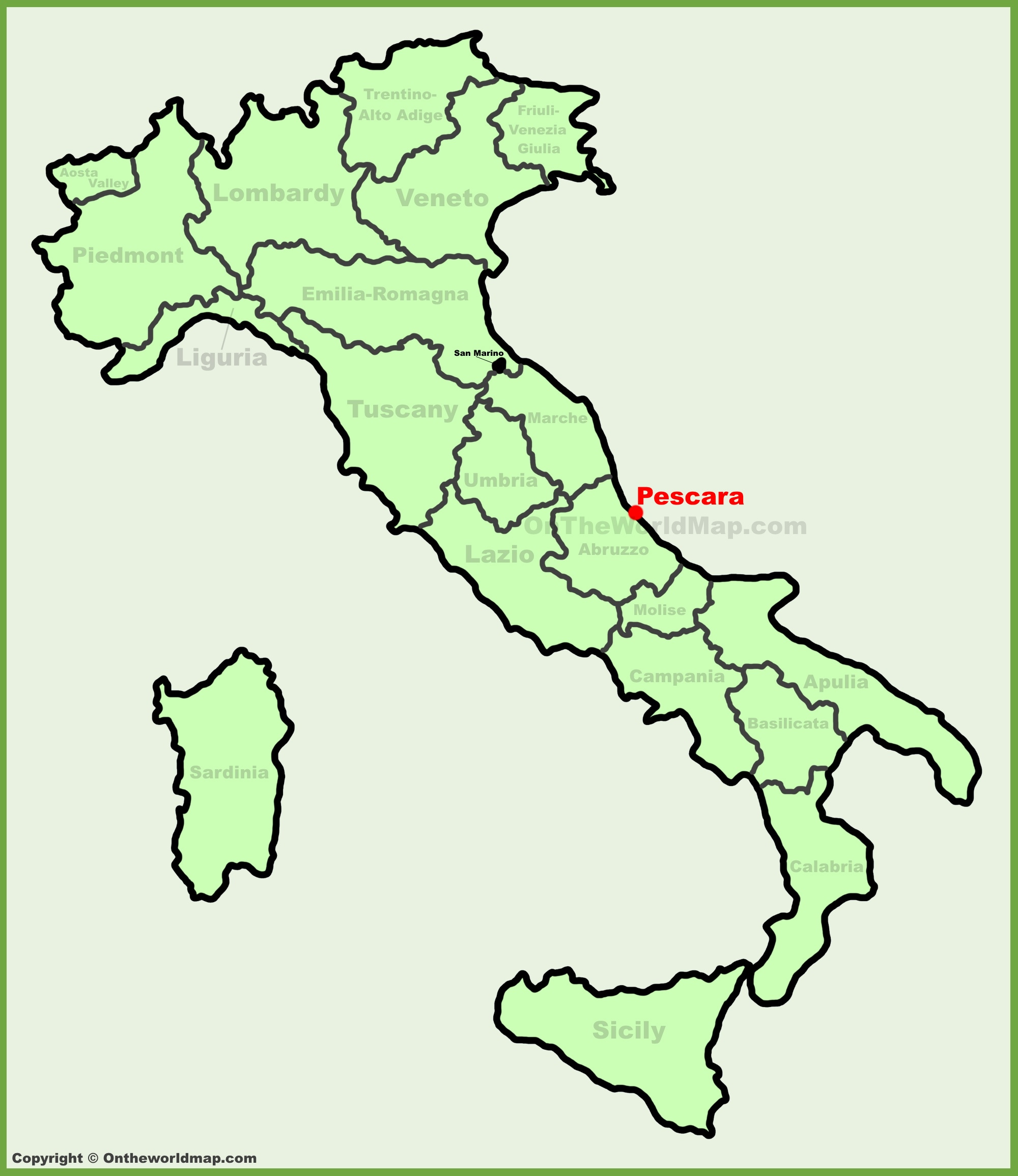 pescara location on the italy map ontheworldmap within map of pescara abruzzo italy Pescara Location On The Italy Map - Ontheworldmap within Map of Pescara Abruzzo Italy