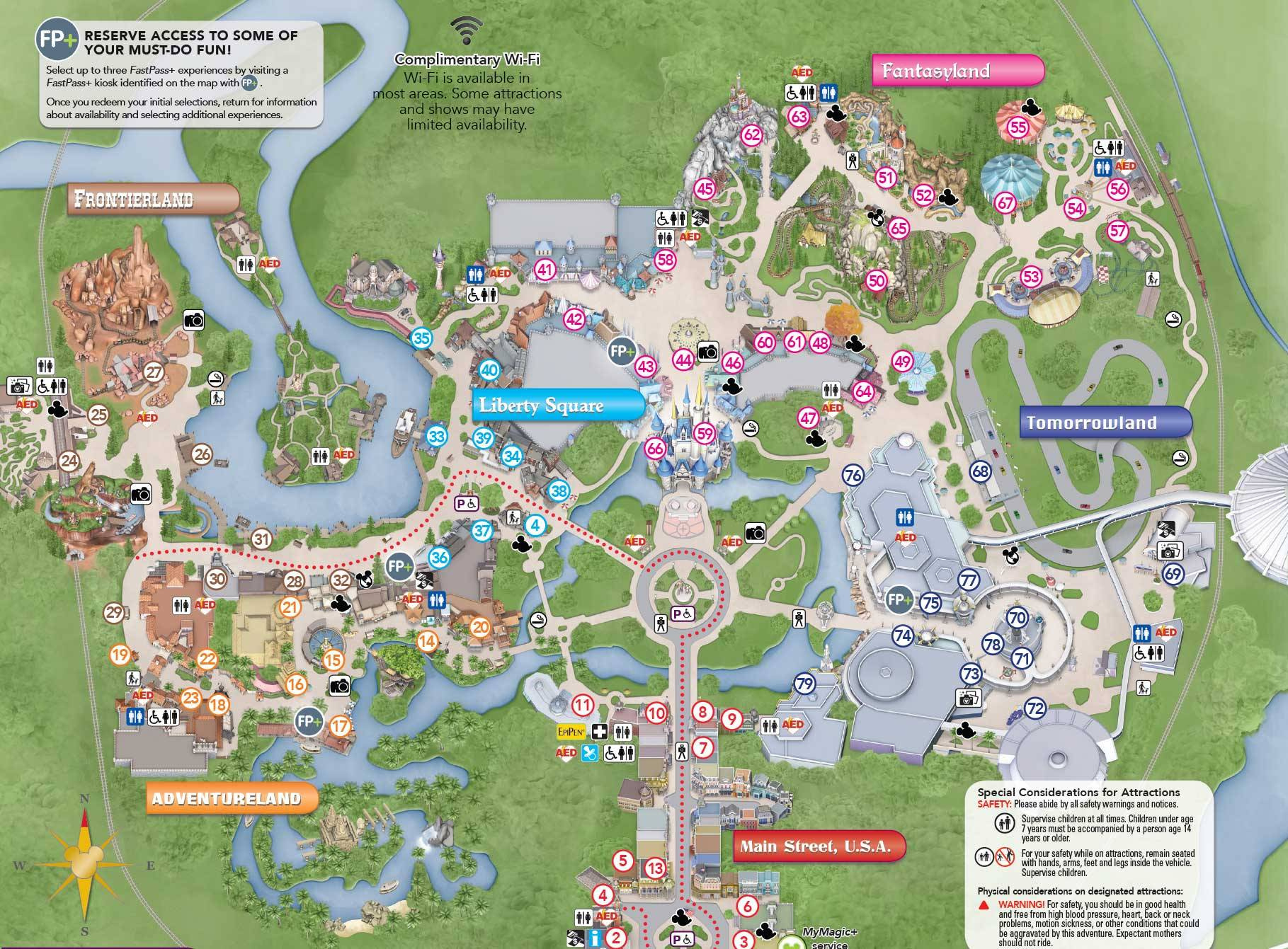 Photos - New Magic Kingdom Guide Map Shows Changes To The Hub Area pertaining to Disney World Magic Kingdom Printable Map