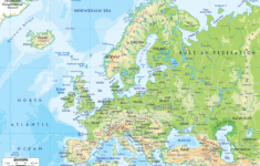 Physical Map Of Europe - Ezilon Maps inside Map of Europe and Asia Rivers