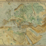 Physical Map Of Europe, Western Asia And Northern Africa Throughout Map Of Europe Asia And Northern Africa