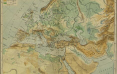 Physical Map Of Europe, Western Asia And Northern Africa throughout Map Of Europe Asia And Northern Africa