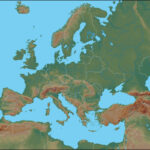 Physical Map Of Europe With Regard To Geographical Map Of Europe And Asia
