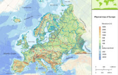 Physical Map Of Europe – World In Maps with Physical Map of Europe and Asia