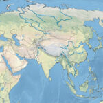 Physical Maps Of Asia   World In Maps In Map Of Europe And Asia Rivers