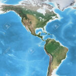 Physische Karte Von Amerika, Norden, Mitte Und Süden, Mit Within North And South America Satellite Map Physische Karte Von Amerika, Norden, Mitte Und Süden, Mit Within North And South America Satellite Map