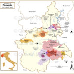 Piedmont Wine Map | Quentin Sadler'S Wine Page With Map Of Piedmont Italy Wine Regions