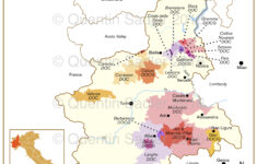 Piedmont Wine Map | Quentin Sadler'S Wine Page with Map Of Piedmont Italy Wine Regions