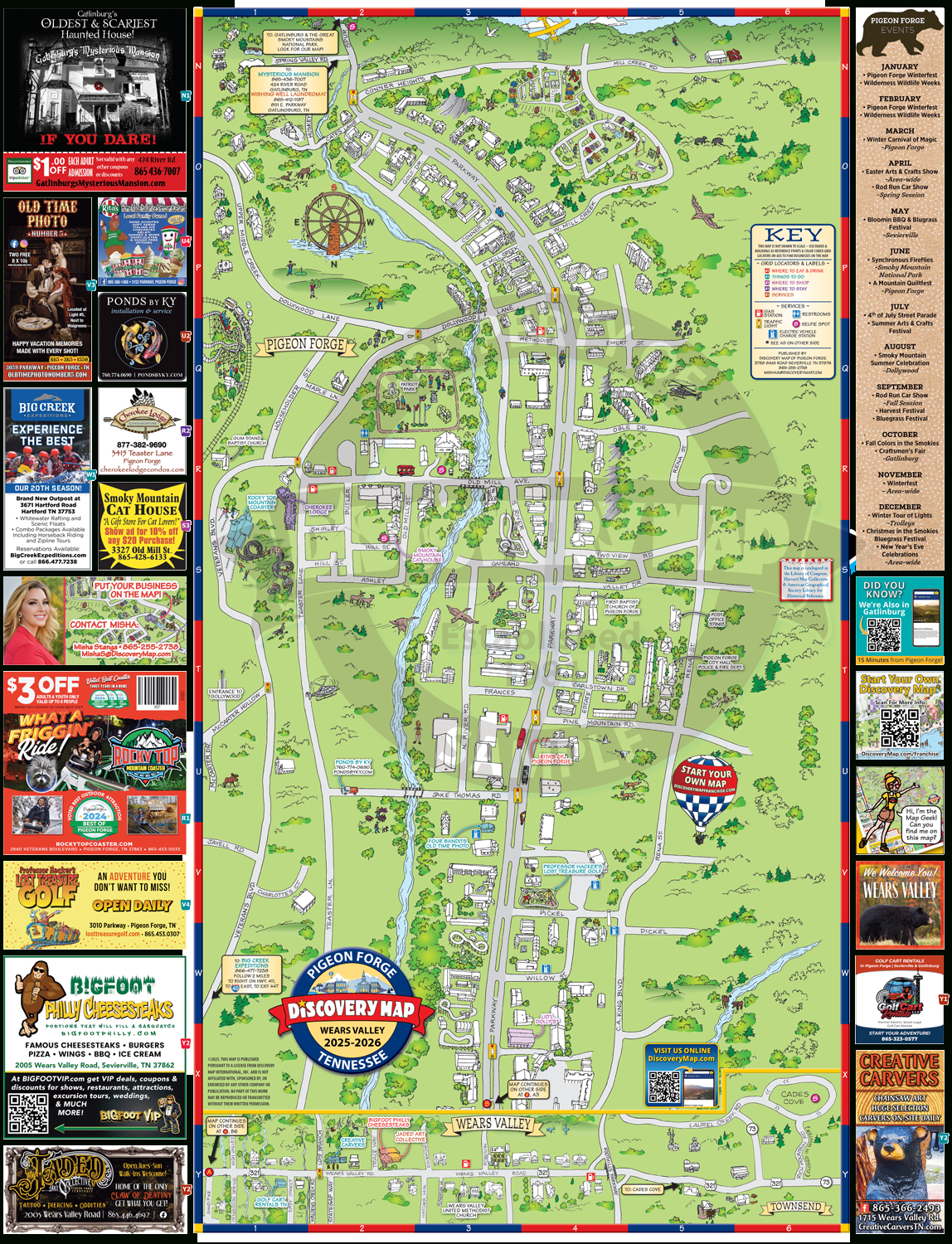 Pigeon Forge, Tn in Map of Pigeon Forge Tn