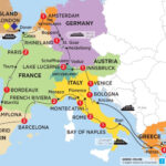 Pin Von Emmanuela Khamis Auf Interrail 2025 | Europa Reisen In Map Of Spain France And Italy With Cities