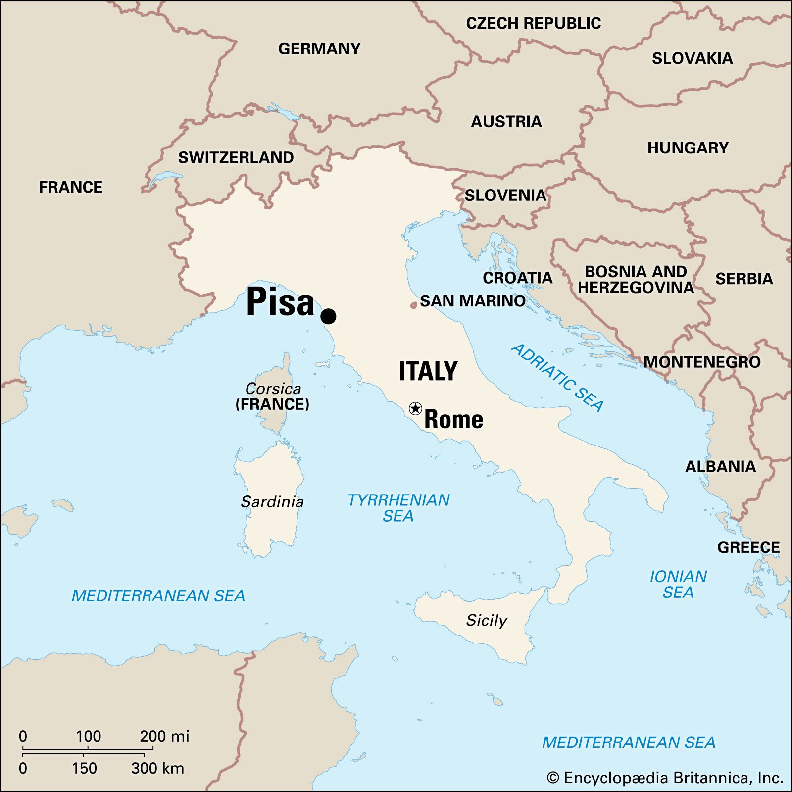 Pisa | Italy, Leaning Tower, Population, &amp;amp; History | Britannica with Leaning Tower Of Pisa Italy Map