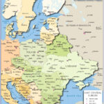 Political Map Of Central And Eastern Europe   Nations Online Project In Map Of Europe Russia And Central Asia