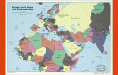 Political Map Of Europe, North Africa And Southwest Asia - 1986 intended for Political Map of Europe Asia and Africa