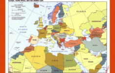 Political Map Of Europe, North Africa And The Middle East – 2000 in Map Of Europe North Africa And Asia