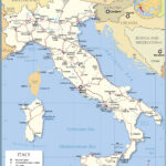 Political Map Of Italy   Nations Online Project Pertaining To Map Of Italy And Surrounding Countries