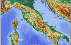 Political Map Of Italy – Nations Online Project with Map Of Italy With Mountains