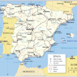 Political Map Of Spain   Nations Online Project With Political Map Of Spain And Portugal