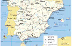 Political Map Of Spain – Nations Online Project with Political Map of Spain and Portugal