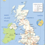 Political Map Of United Kingdom   Nations Online Project With Map Of Northern Ireland And England