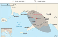Pompeii | History, Volcano, Map, Population, Ruins, &amp; Facts for Map Of Italy With Pompeii