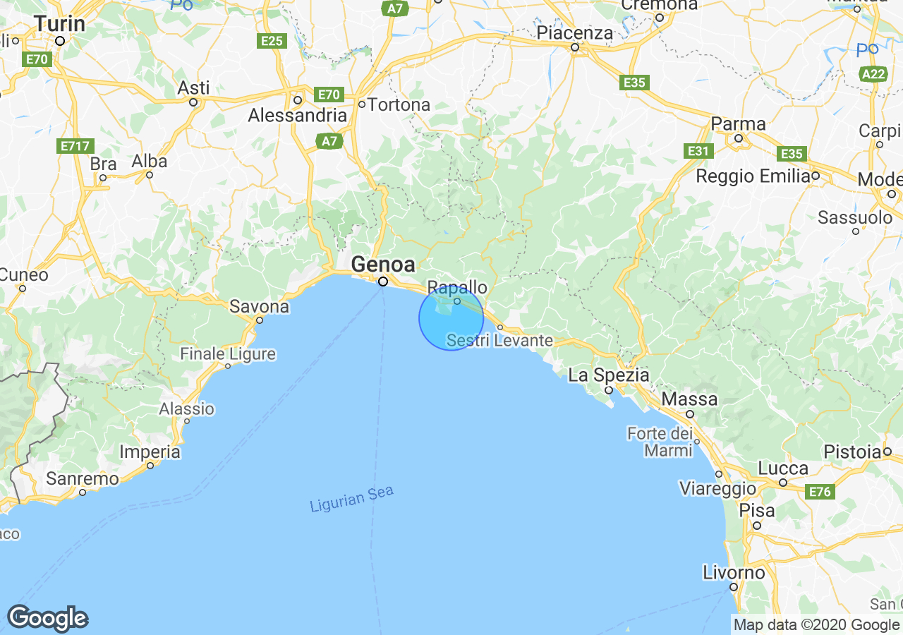 Portofino | Italy Magazine within Map of Italy with Portofino