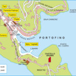 Portofino: The Village In Map Of Portofino In Italy