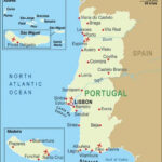 Portugal Airports Map   Map Of Airports In Portugal (Southern Inside Map Of Spain And Portugal Airports