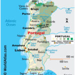 Portugal Maps & Facts   World Atlas Within Map Of Lisbon Portugal And Spain
