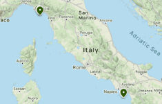 Positano | List | Alltrails within Map of Italy with Positano
