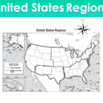 Ppt   The Five Regions Of The Usa. Naming The States And Capitals In Blank 5 Regions Of The United States Printable Map