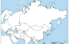 Printable Blank Map Of Asia For Free Download [Image/Pdf] intended for Map of Europe and Asia Without Labels
