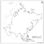 Printable Blank Map Of Asia For Free Download [Image/Pdf] With Free Printable Blank Map Of Asia
