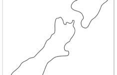 Printable Blank Map Of New Zealand - Outline Transparent Map regarding Blank Map of New Zealand Printable