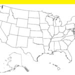 Printable Blank Map Of The Us: Perfect For Geography Lessons Inside Blank Map Of The US Printable