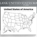 Printable Blank Us Map. Educational Map For Kids. Usa Coloring Page. United  States Map Coloring.   Etsy Sweden Inside Printable United States Map Coloring Page
