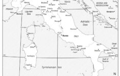 Printable Map Of Italy (Black &amp; White And Color Versions) - Mom In intended for Free Printable Map of Italy with Cities
