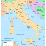 Printable Map Of Italy (Black & White And Color Versions)   Mom In Intended For Map Of Italy To Print