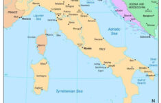 Printable Map Of Italy (Black &amp; White And Color Versions) - Mom In with Map Of Italy With Cities And Towns Printable