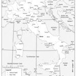 Printable Map Of Italy (Black & White And Color Versions)   Mom In With Regard To Map Of Italy With Cities And Towns Printable